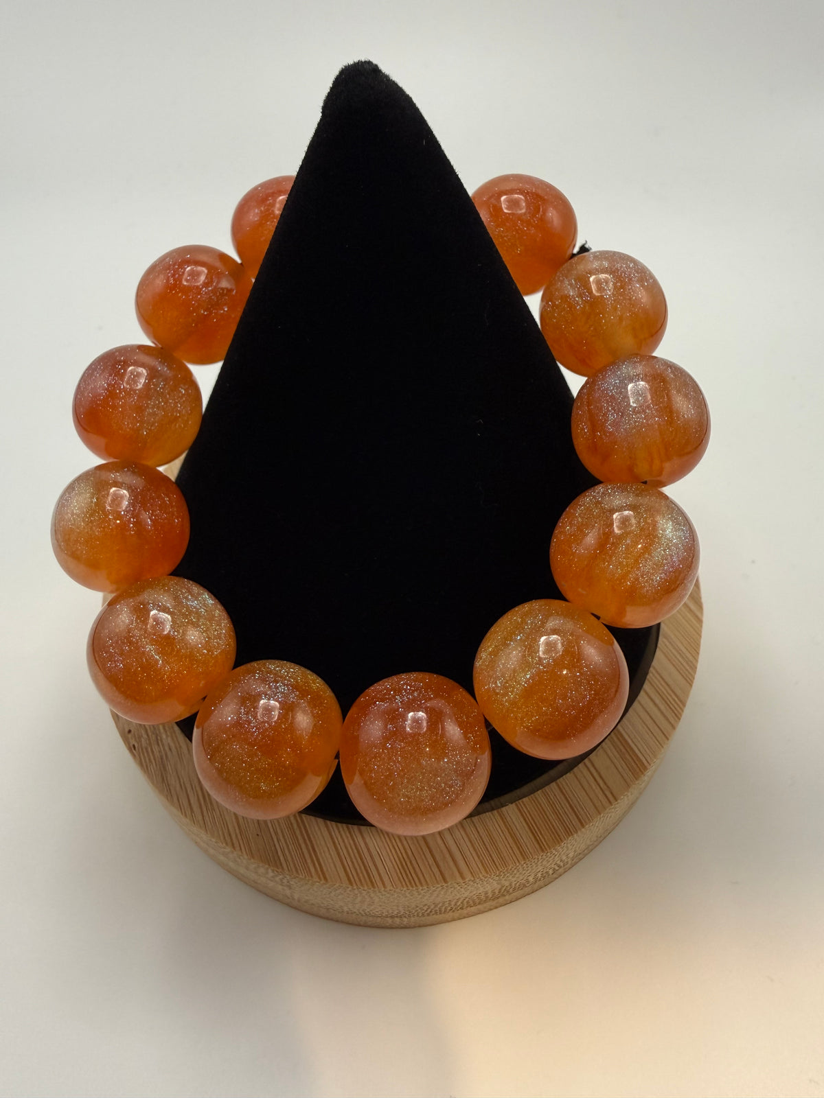Orange glitter