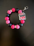 Pink and black