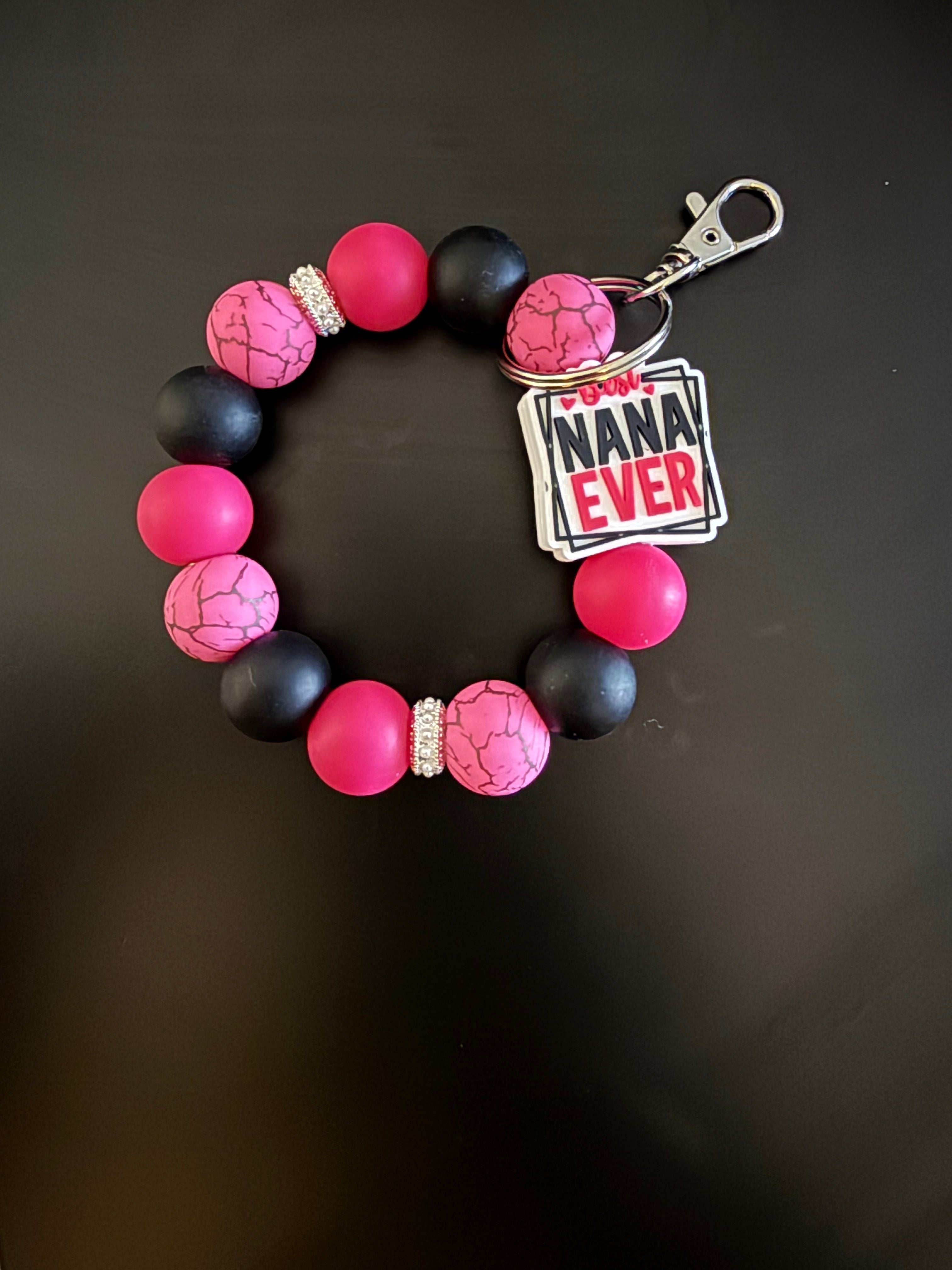 Pink and black