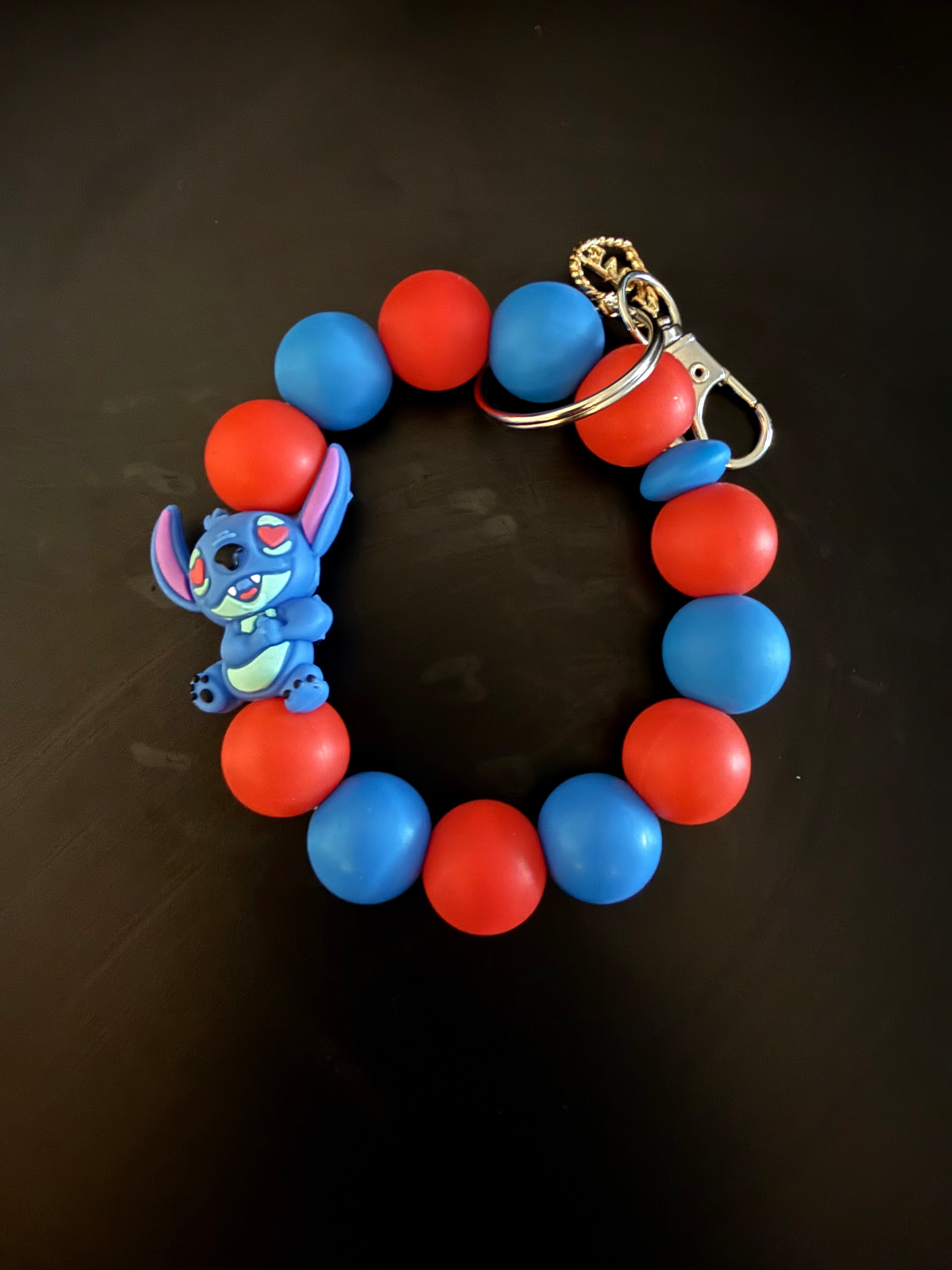 Red and blue stitchy