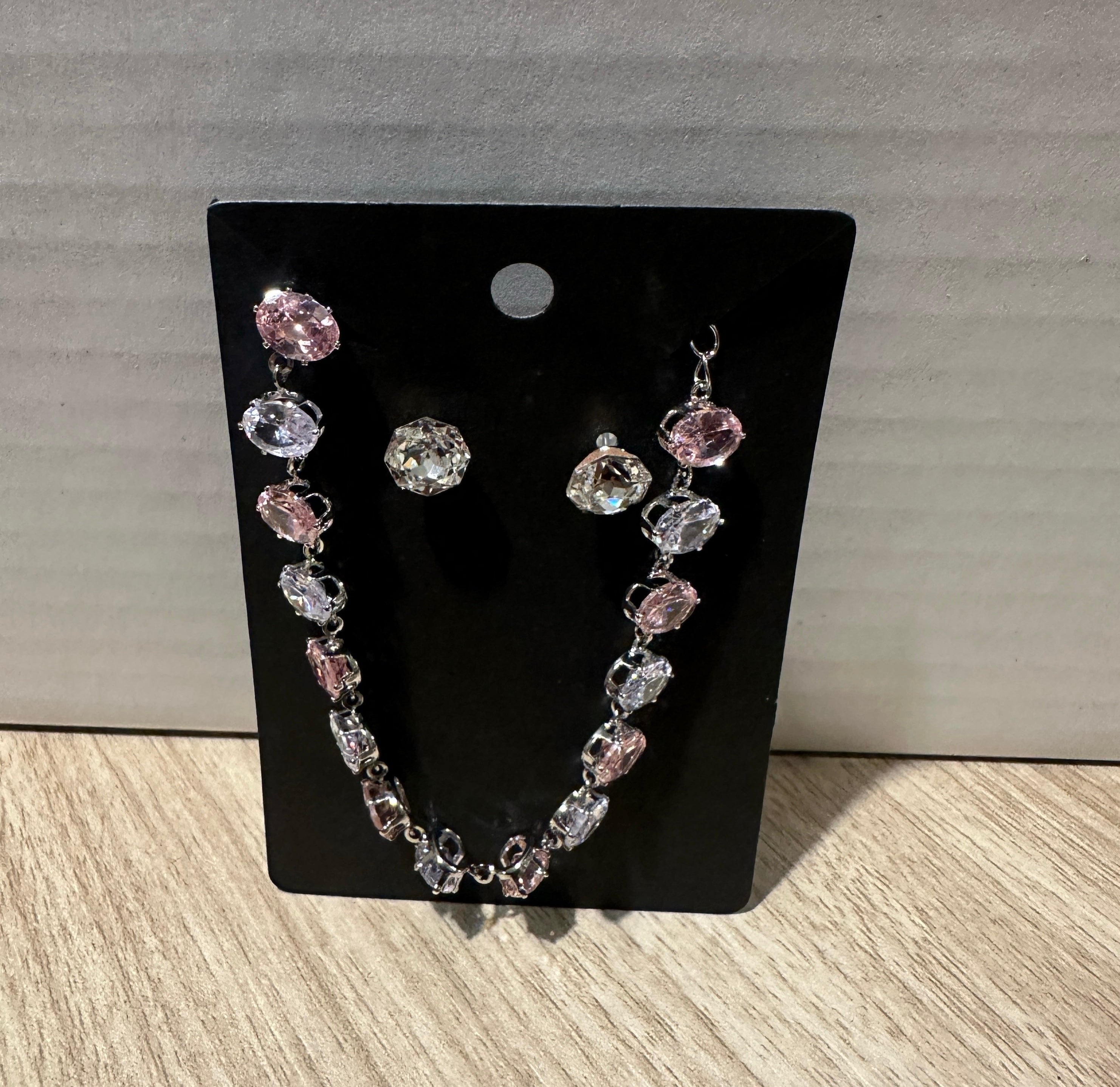 Light pink and diamond