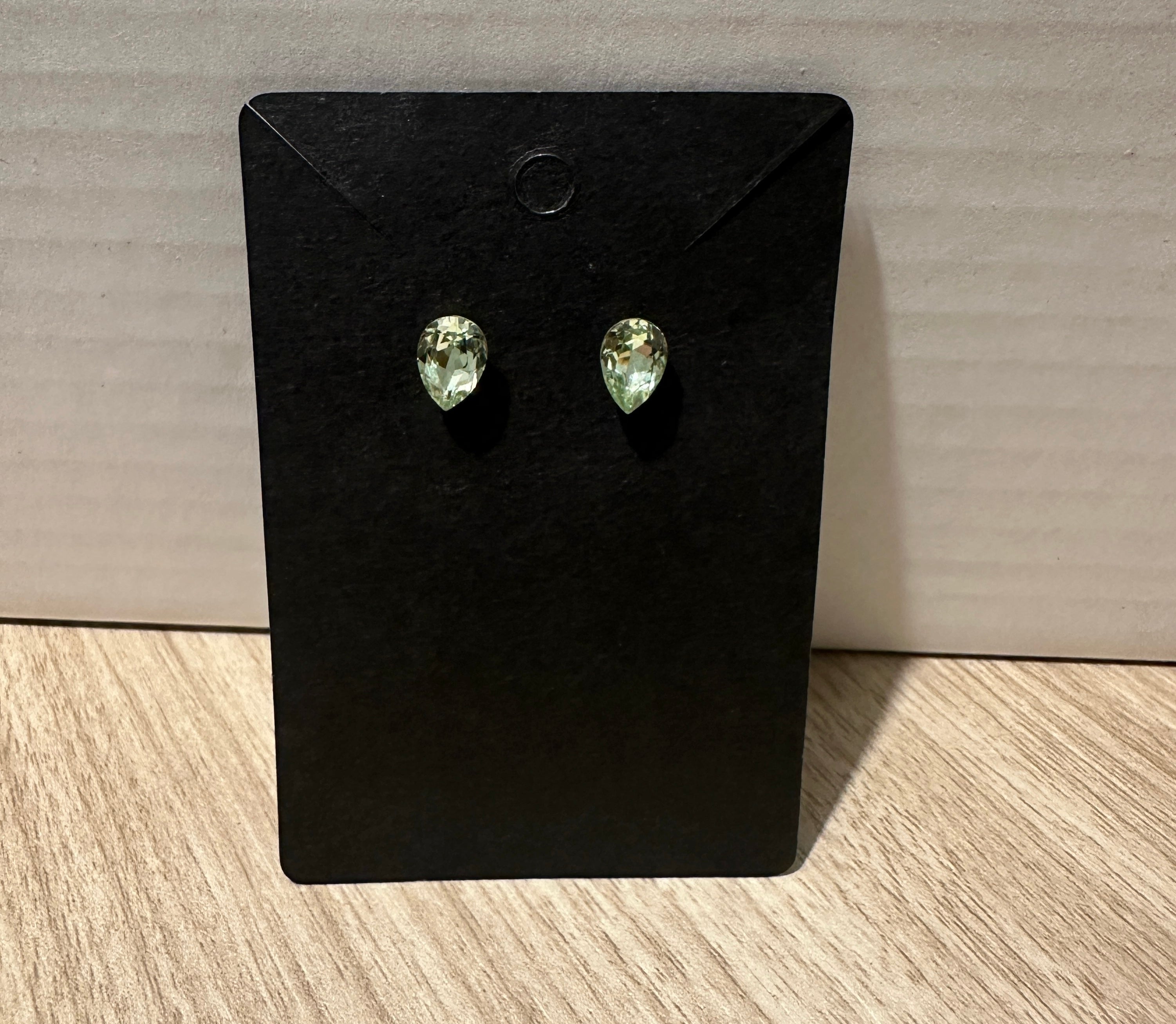 Light green tear drop